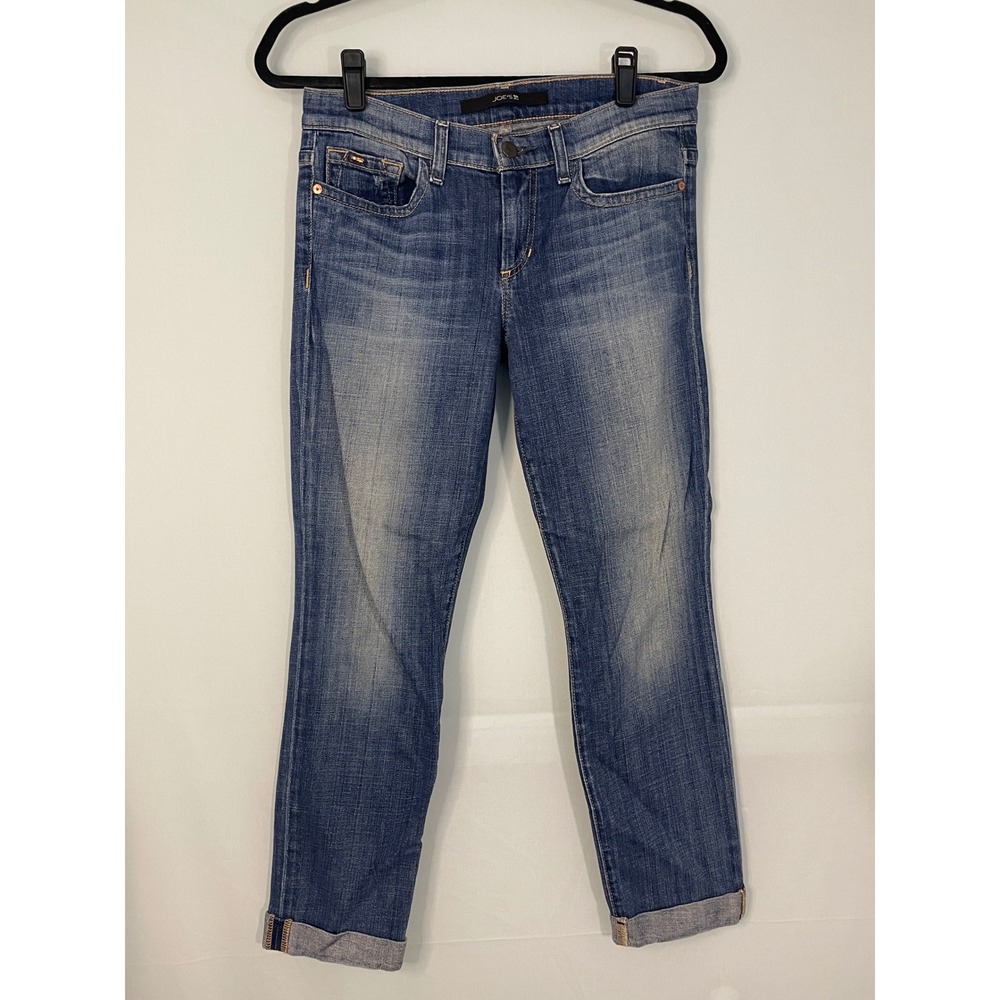 Joes Jeans Elizabeth Wash Cuffed Cropped Straight Leg Womens Size‎ 26